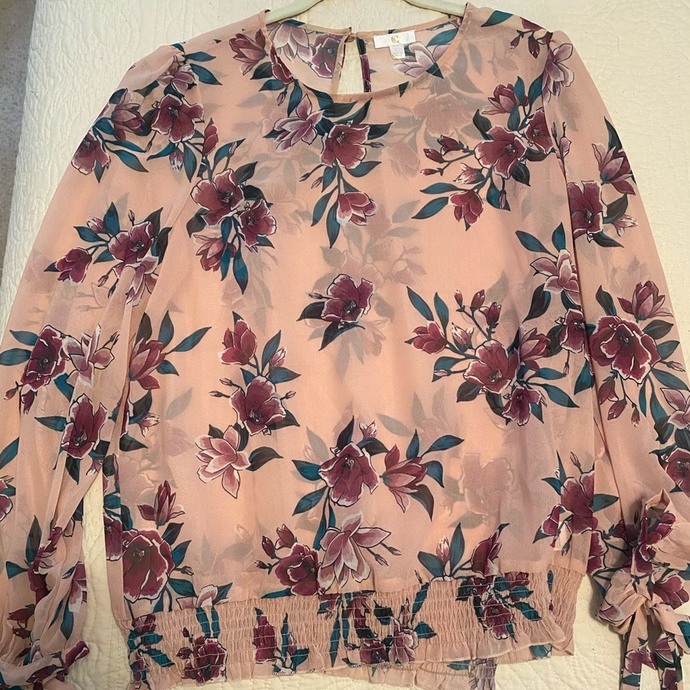 Cousin Couture boutique sheer blouse.  Never worn